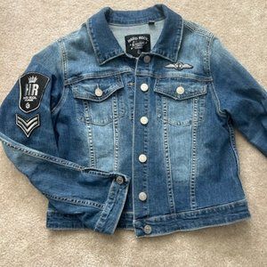 Hard Rock Cafe denim jacket. Womens Large